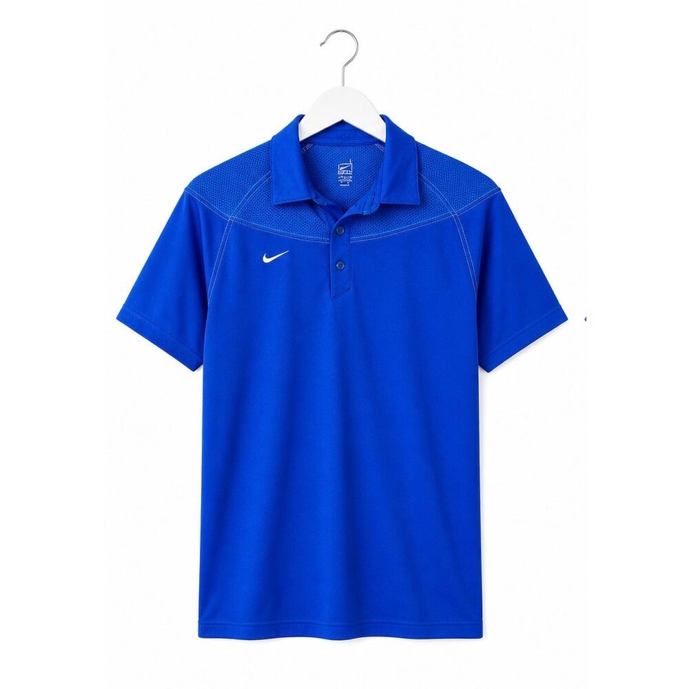 Nike Team Dri-FIT Polo Shirt Royal Blue Men’s Large Athletic Golf